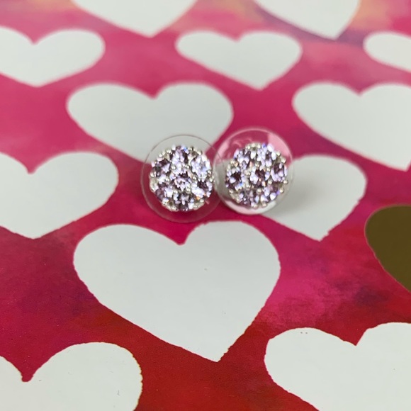 💜Swarovski Violet Crystal Earrings💜 - Picture 9 of 14
